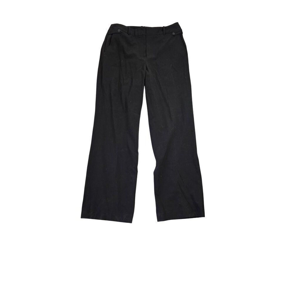 Larry Levine Stretch Size 12 Black Trousers